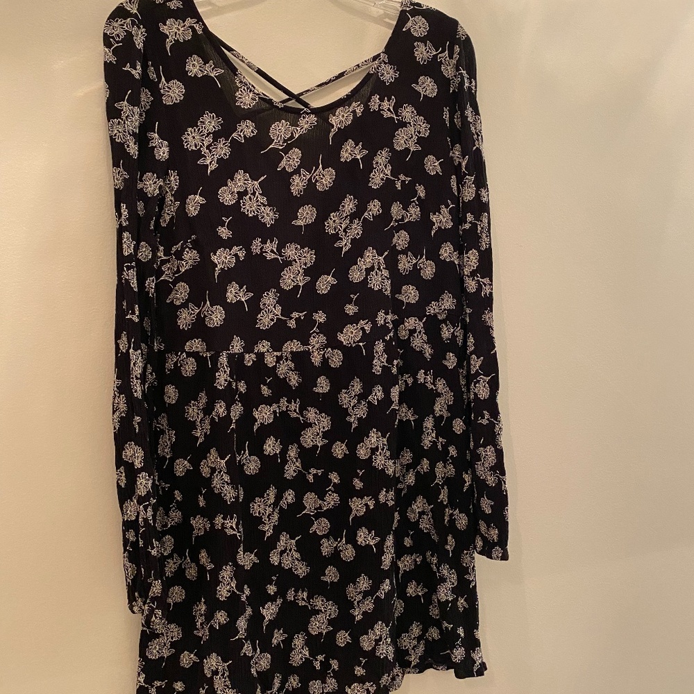 Floral long sleeve dress
